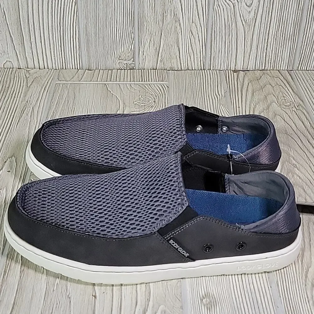 Body Glove Aruba Hydro Slip On Shoes Grey Blue Mens Size 7 NEW